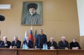 Видеоматериал собрания актива района по вопросу  восстановления литературно-мемориального Дома-музея народного поэта Дагестана, Гомера 20 века Сулеймана Стальского