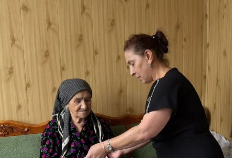 Живая летопись Сулейман-Стальского района: 108-летняя Фаният Расулова из Касумкента исполнила свой гражданский долг