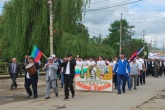 В Сулейман-Стальском районе состоялся праздничный Парад Победы 